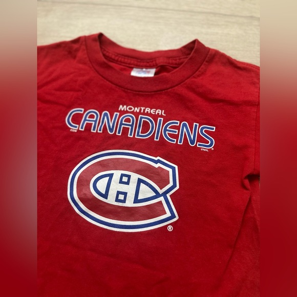 Montreal Canadiens (Habs) cotton t-shirt red with logo - Picture 2 of 5